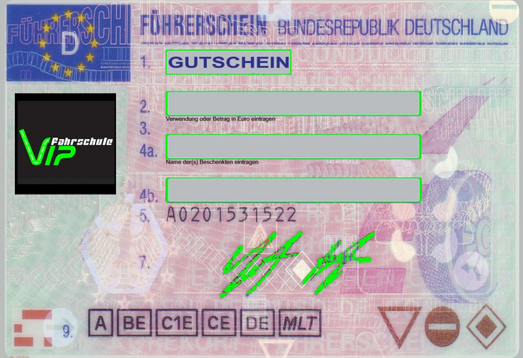Geschenkgutschein für den Führerschein | VIP Fahrschule